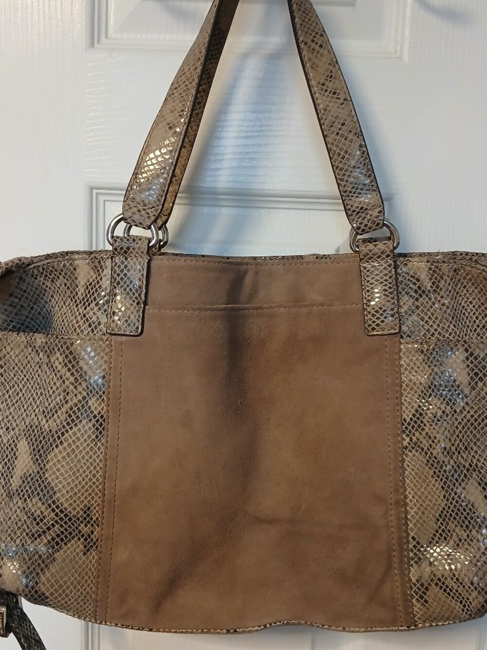 Michael Kors Snake Suede Bag - Picture 5 of 13